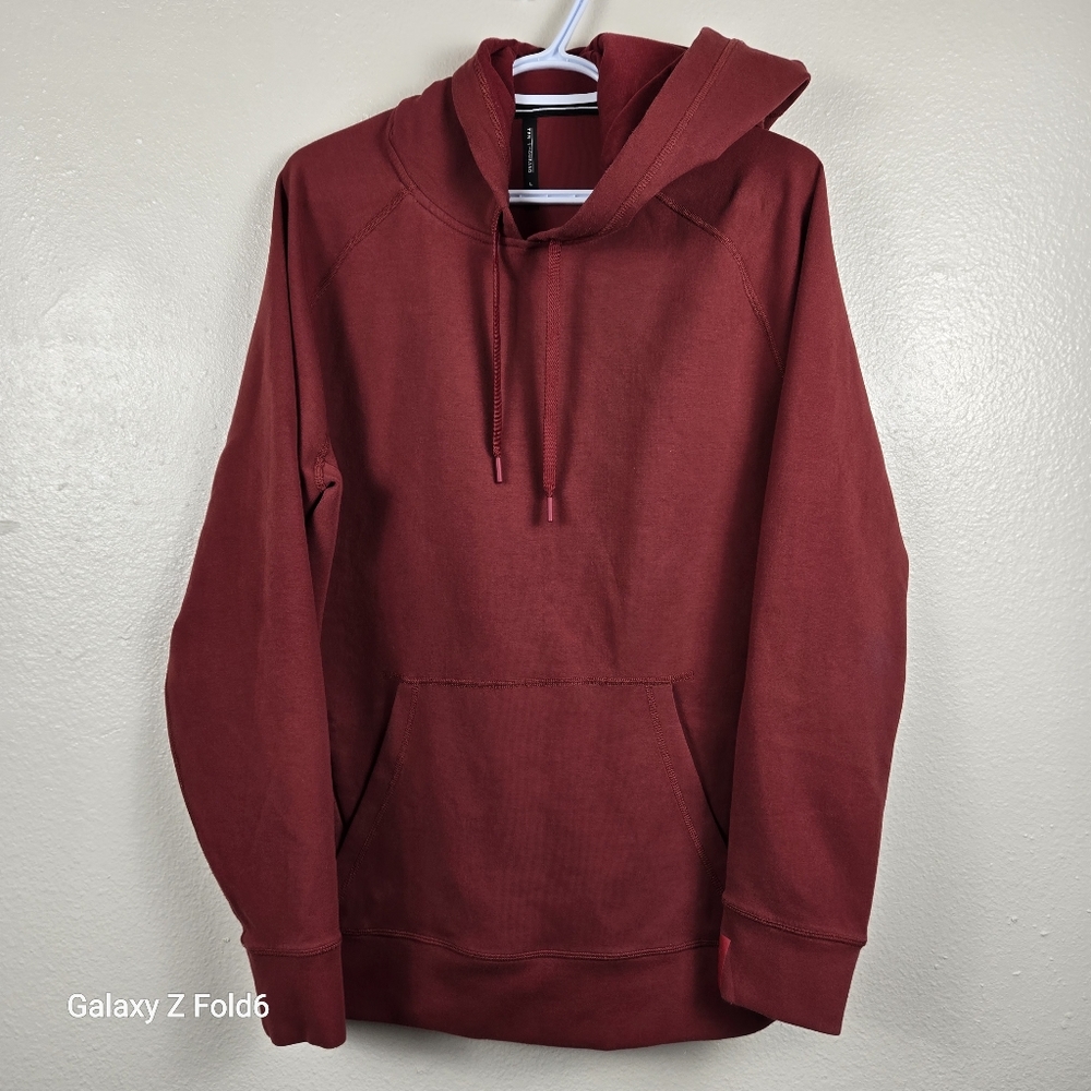 Ten Thousand Midweight Tech Performance Pullover Hoodie – Men’s Large – Rust (Po
